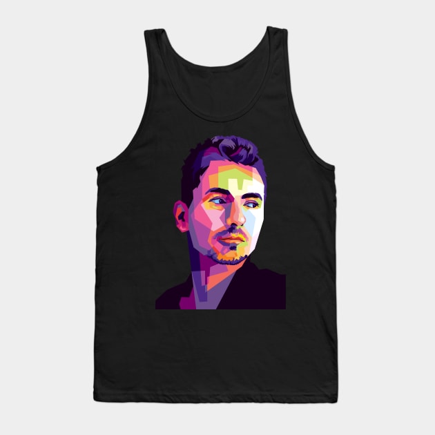 Jorge lorenzo pop art Tank Top by Danwpap2